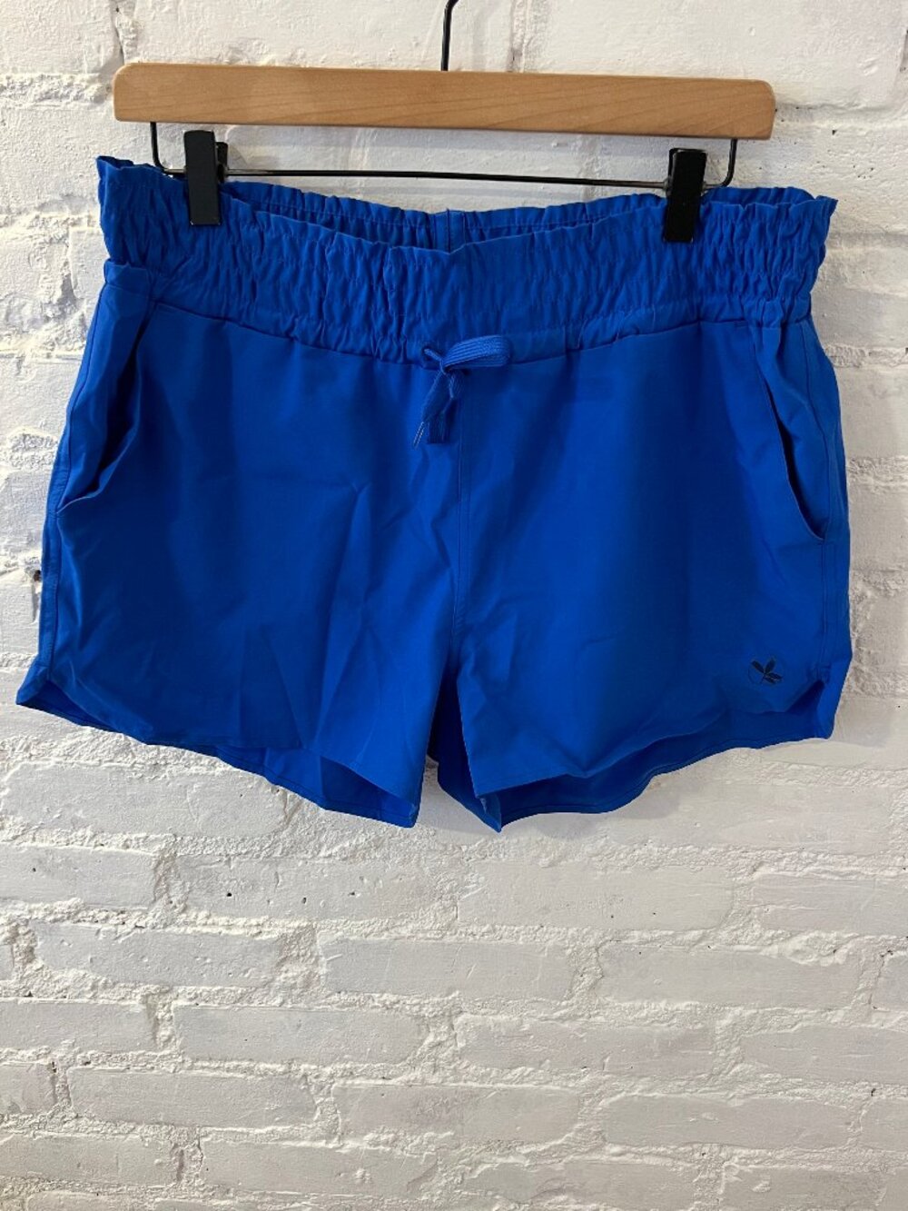 Carve Designs Women's Athletic Swim Shorts Drawstring Waist Blue Size Medium